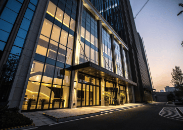 Modern commercial office building